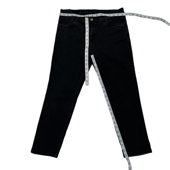 Kraus Jeans Black Mid Rise Comfort Fit Denim Capri Jeans Size 10 Women's - Picture 5 of 6